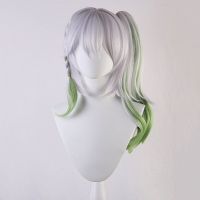 Genshin Impact Cosplay Nahida Wig Lesser Lord Kusanali Nahida Cosplay Hair Heat Resistant Hairs Women Halloween Wigs