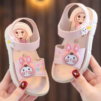 ❍ Pull back childrens sandals summer 2023 new girls little princess toddler non-slip soft bottom small medium childrens sand atmosphere