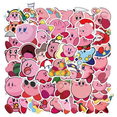 Cartoon Kirby Stickers Laptop Guitar Skateboard Waterproof Decal Sticker Pack Kid Toy