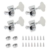 4Pcs Guitar Tuning Pegs Electric Bass Tuner Peg Guitar Open Gear Tuning Pegs Machine Heads for Jazz
