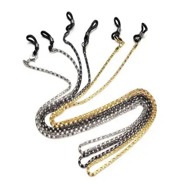 Gold chain hot sale glasses strap