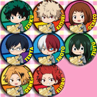 Anime Cosplay My Boku no Hero Academia All Characters Cosplay Badge Button Christmas Gift Halloween Cartoon Badge Brooch Gift