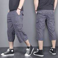 COD SDFERTREWWE Mens Multi-pocket Shorts Pants Cotton Overalls Cargo Shorts