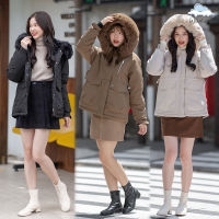 [ Zippi Feathery Fur Coat ]​ 3 สี I  เสื้อโค้ท โค้ท มีฮู้ด ขนเฟอร์ ถอดได้ ด้านในบุขน กันหนาวติดลบ