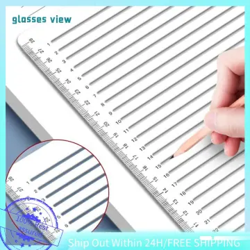 Clear Straight Line Stencil  Geometry Template Writing Straight