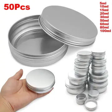 60g aluminum tins with screw lid,60ml