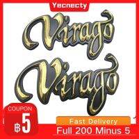 สำหรับ virago XV125 XV250 xv400 xv535 xv700 รถจักรยานยนต์ D ecals ก๊าซน้ำมันเชื้อเพลิงถังสติ๊กเกอร์ 3D 2 ชิ้นสกูตเตอร์ตราสัญลักษณ์