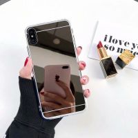 Casing Y9 Prime Y7 Pro Y6s Y6 Y6 Pro 2019 Y9a Y9s Makeup Mirror Bling Soft TPU Case