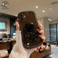 XICCI สำหรับ IPhone 15/15 Plus/ 15 Pro/ 15 PROX บิ๊กอายปลอก TPU นุ่มเคสมือถือกล้องซิลิโคน + Astronaut Cback เคสกันกระแทก