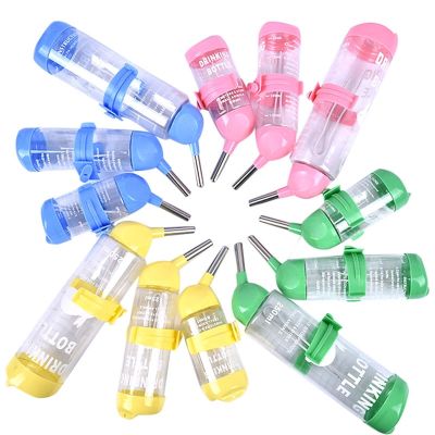 [Like Activities]1PCSHamster Drinker Water Bottle Dispenser Feeder แขวนสัตว์เลี้ยงสุนัข Guinea PigRabbit หัวดื่ม80/125/250Ml