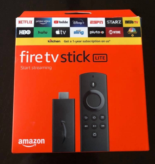 Fire TV Stick Lite with Alexa Voice Remote Lite (no TV controls), HD ...