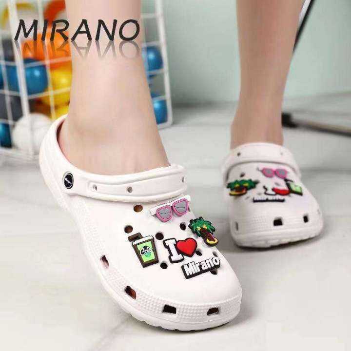 Korean summer crocs classic bae clog with jibbitz outdoor Lazada PH