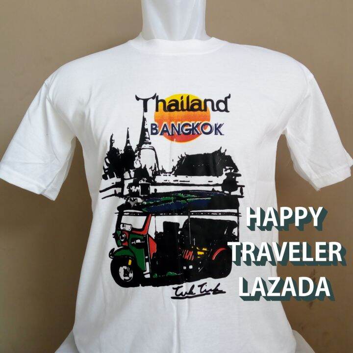 Kaos Souvenir Thailand Baju Oleh Oleh Negara Thailand Bangkok Lazada