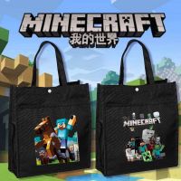 Minecraft กระเป๋าอาหารกลางวัน กันน้ํา ลายการ์ตูน สําหรับเด็กผู้ชาย นักเรียน 【BYUE】