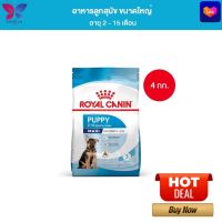 Royal Canin Maxi Puppy 4kg อาหารเม็ดลูกสุนัข พันธุ์ใหญ่ อายุ 2-15 เดือน (Dry Dog Food, โรยัล คานิน)