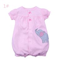 Baby Romper Infant bodysuits Infant Cotton sleepsuit Tollder Clothes Cartoon Print Summer Fashion Flower Sleeveless