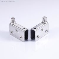 ■ↂ 1/2/4pcs Stainless Steel for 5-8mm Glass Door Glass Pivot Clamps Door Hinges