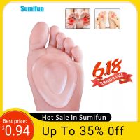 【DT】2pcs sumifun almofada da sapata do antepé gel de silicone antiderrapante não inserções palmilhas almofadas de apoio do arco de salto alto almofada