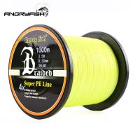 [HUYE Outdoor Store] 4X ตกปลา Angryfish 1000ม. สายตกปลาถัก Super PE 12LB-80LB แข็งแรงทนทาน