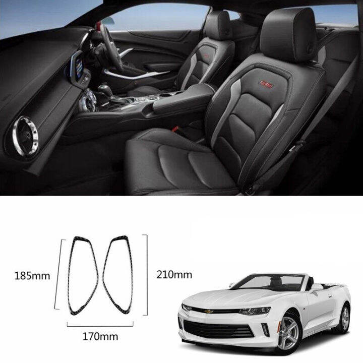 chevrolet-camaro-2016-2019รถคาร์บอนไฟเบอร์การตกแต่งภายในกรอบมือจับประตู