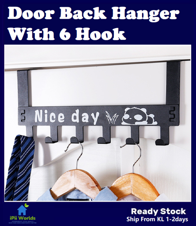 iPii Over The Door Clothes Hanger Door Hook , Rack Hanger ,Door Hanger