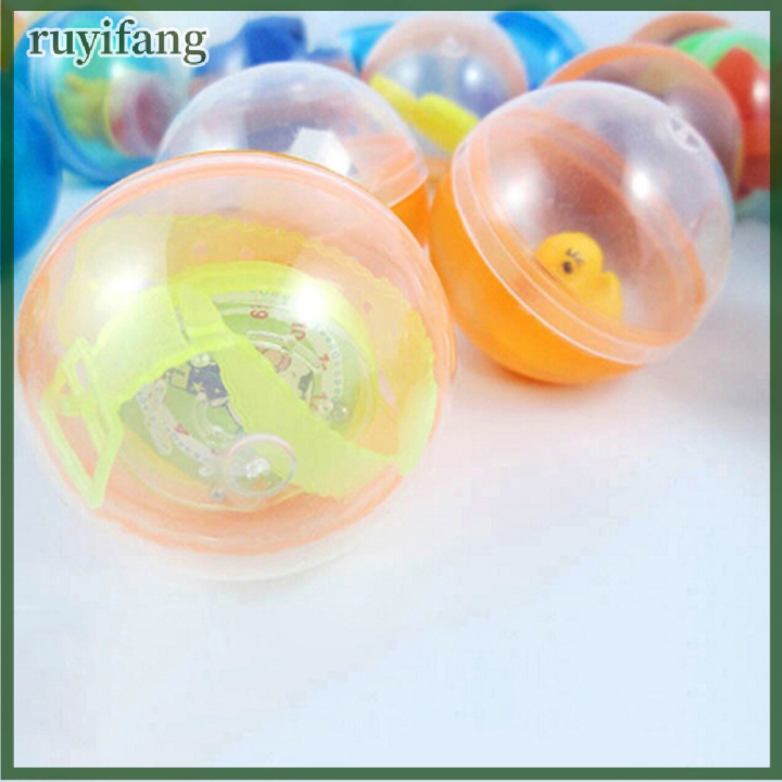 ruyifang-10pcs-45mm-ลูกพลาสติกแคปซูลของเล่นที่มีเครื่องจำหน่ายของเล่นขนาดเล็กที่แตกต่างกัน
