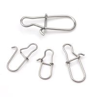 Rompin 100pcs 000-5# fishing nice hooked snap Pin 304 Stainless Steel Fishing Barrel Swivel Lure Connector Accessories Pesca Accessories