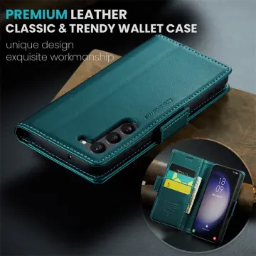 Luxury Leather Retro Square Case w/ Ring For Samsung S23 S22 S21 S20 S10  Note20