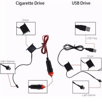 ภายในรถ Led โคมไฟตกแต่ง EL สายไฟ Neon Strip สำหรับ Auto DIY ไฟ LED Ambient บรรยากาศโคมไฟรถ Accessories