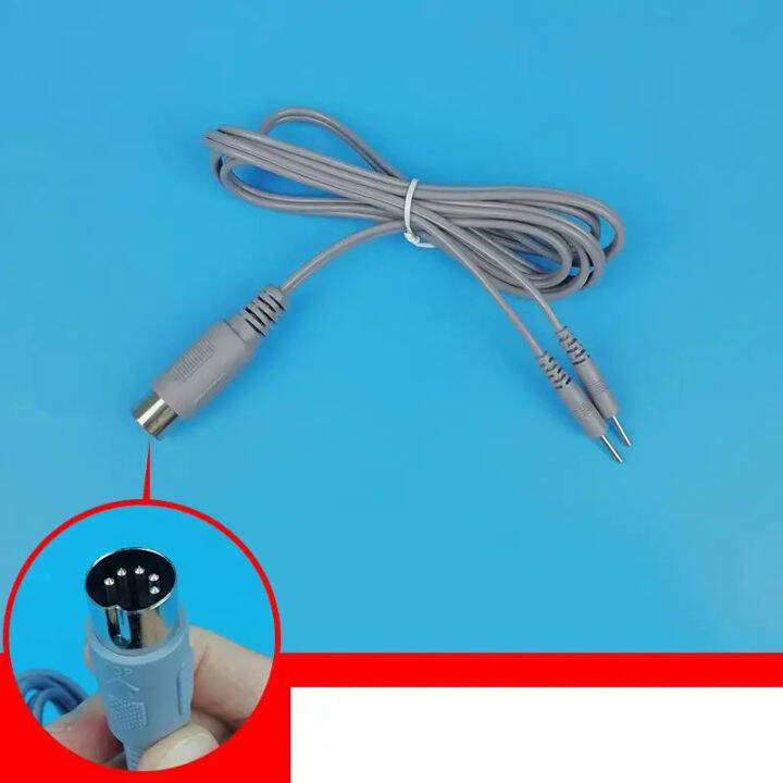 10pcs 5cores Tens EMS Electric Wires Electrodes Connector Cables for