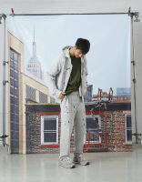 [MOO 10/21] Multi-color Paint Sweatpants กางเกงสเวทแพ้นผู้ชาย ขายาว เพ้นสี