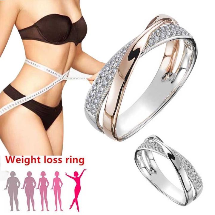 shiqinbaihuo-แหวนดูแลสุขภาพลดความอ้วนแหวนคริสตัลเทียมลดน้ำหนักเครื่องประดับแม่เหล็ก