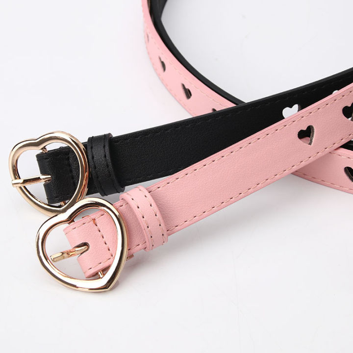 affordable-pu-leather-belt-versatile-dress-belt-fashionable-black-belt-stylish-heart-belt-pu-leather-womens-belt