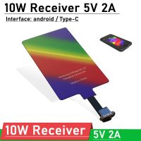 10W 5V 2a ที่ชาร์จแบบไร้สาย Qi แผ่นรับสัญญาณ Android Type-C โมดูลรับการชาร์จอย่างรวดเร็วสำหรับ S20โทรศัพท์มือถือ Tranitter Pro Max