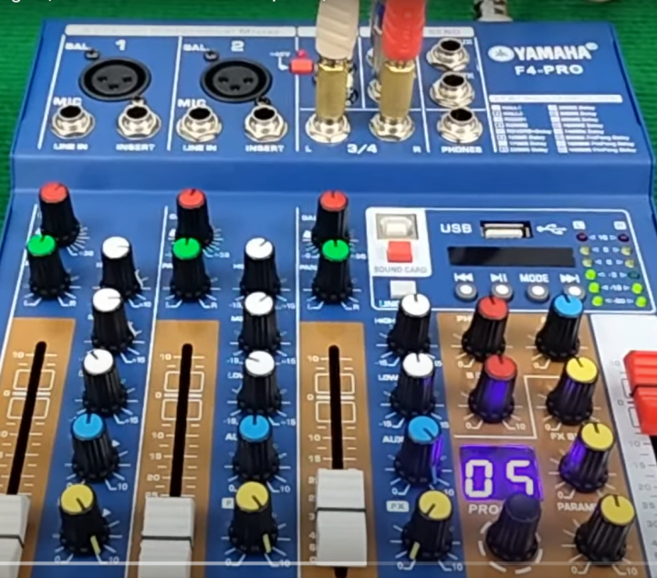 Mixer YAMAHA F4, Mixer F4 Pro có Bluetooth và vang 16 số chuyên nghiệp