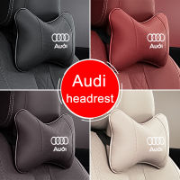 พนักพิงศีรษะรถ Audi หมอนรองเอวหมอนคอรองรับสำหรับ TT Mk2 A5 A4 B7 B8 B5 A3 8l A1 Q5 C7 C6 Q7 Q3อุปกรณ์เสริมอีทรอน