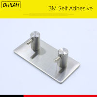 3M Sticker Adhesive Stainless Steel Robe Hooks Wall Door Clothes Coat Hat Hanger Kitchen Bathroom Rustproof Towel Hooks