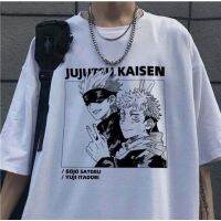 【Fashion】 ღღเสื้อยืด Jujutsu Kaisen, เสื้อยืดอนิเมะ, เสื้อยืด Gojo และ Yuji, เสื้อยืด Jujutsu Kaisen CKrV เสื้อยืด แฟชั่นแขนสั้นผ้าฝ้าย