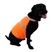 Comfortable Breathable Pet Dog Vest High Visibility Reflective Safety Night Vest For Outdoor Work Walking Hiking Hunting Yellow