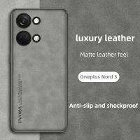 Luxury Leather Case For Oneplus Nord 3 Ce3 Lite Ace 2V Matte Feel Shockproof Back Case For One Plus Nord3 Anti-slip Bumper Cover