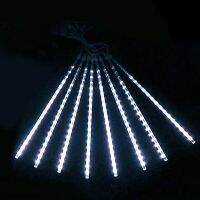 【✆New✆】 xuzichao ไฟฝนดาวตก30ซม. 8หลอด192 Led,ไฟราวหยดน้ำฝนสำหรับตกแต่งสวนกลางแจ้งบ้านงานแต่งงานงานเลี้ยง