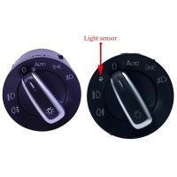 Chrome Auto Headlight Switch Fog Head Light Lamp Knob For Golf Jetta MK5 MK6 GTI Passat B6 B7 CC Touran Tiguan  5ND 941 431 B