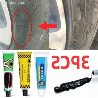 ♦ 3Pcs Black Tyre Repair Instant Car Tire Repair Glue Liquid Strong Rubber Glues Wear-resistant Rubber Non-corrosive Adhesive Glue