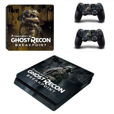 ♚☸۩ Tom Clancy’s Ghost Recon Breakpoint PS4 Slim Skin Sticker For PlayStation 4 Console and Controllers PS4 Slim Skin Sticker Decal