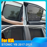 สำหรับ Kia STONIC YB 2017-2021แม่เหล็กรถหน้าต่างม่านบังแดดโล่ด้านหน้ากระจกด้านหลังด้านข้างม่านสีอาทิตย์ Visor