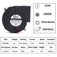 【☊HOT☊】 shangyuangan741 ใหม่ Sxdool 9733ไฟฟ้ากระแสตรง12V 24V พัดลมเป่าลม97มม. 97X33มม. เครื่องเป่าลมเตาบาบีคิวใหญ่การไหลของเครื่องเป่าลมใบพัด3000รอบต่อนาที