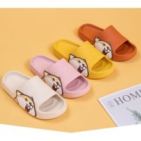 2021 Shiba Inu Female Indoor Eva Slippers Fashion Cartoon Household Thick Bottom Sandals for Men