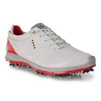 ECCO Men’s Golf Shoes BIOM G2 Free GTX แบรนด์แท้ราคาพิเศษสีแดงเทา