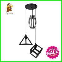 ไฟช่อ INOVA MD MP799 โลหะ สีดำ 3 หัวMULTI-PENDANT LAMP INOVA MD MP799 3-LIGHT **จัดส่งด่วนทั่วประเทศ**