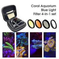 4 In 1 Phone Camera Lens Filter Orange Yellow Lens Filter For Fish Tank Aquarium Coral Photography